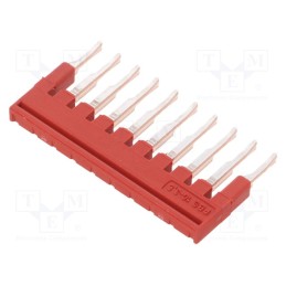 1 pcs x PHOENIX CONTACT - FBS 10-3,5 – 3213056 - Comb bridge, ways: 10, red, Width: 3.5mm, UL94V-0
