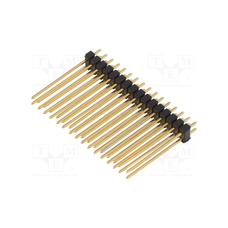 1 pcs x FISCHER ELEKTRONIK - SL22.265.32G - Pin header, pin strips, male, PIN: 32, straight, 2.54mm, THT, 2x16