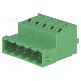1 pcs x PHOENIX CONTACT - FKIC 2,5/ 5-ST-5,08-RN 1925896 - Pluggable terminal block, Contacts ph: 5.08mm, ways: 5, straight