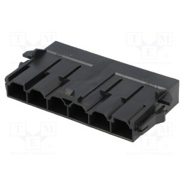 1 pcs x MOLEX - 428180612 - Plug, wire-wire/PCB, male, Mini-Fit Sr, 10mm, PIN: 6, 600V