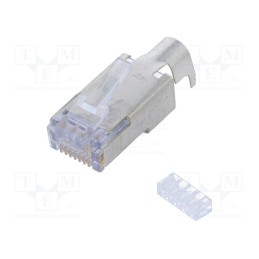 1 pcs x MOLEX - 449150021 - Plug, RJ45, 44915, PIN: 8, Cat: 6, shielded,with conductor guide
