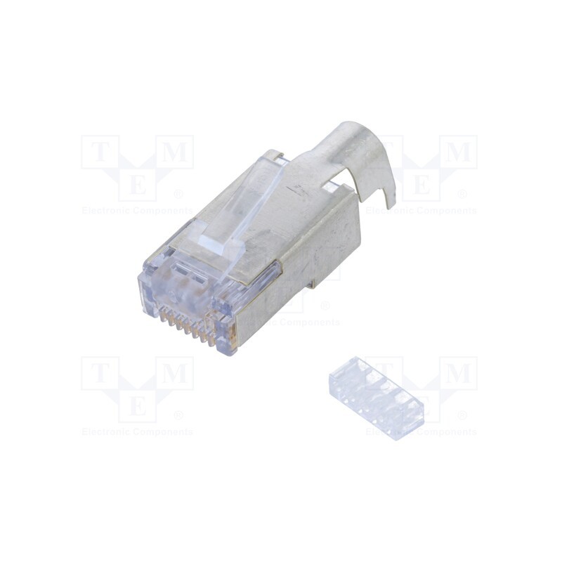 1 pcs x MOLEX - 449150021 - Plug, RJ45, 44915, PIN: 8, Cat: 6, shielded,with conductor guide