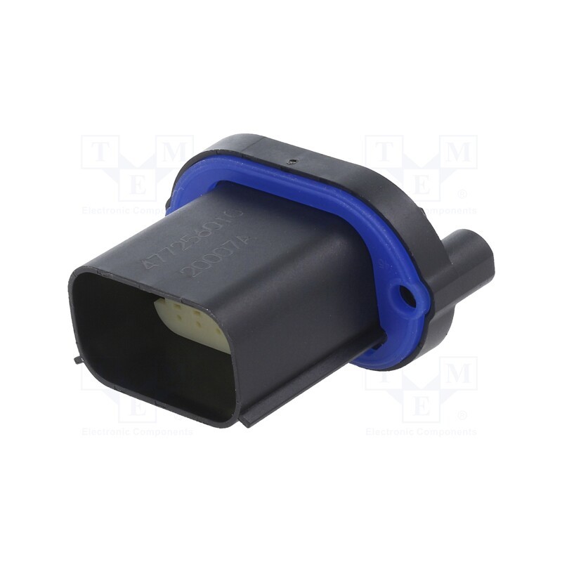 1 pcs x MOLEX - 477256010 - MX150 PANEL MOUNT ASSY 2X6 BLK OPTION A