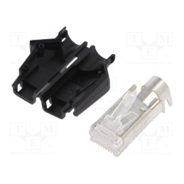 1 pcs x HIROSE - TM21P-88P(03) - Plug, RJ45, TM21P, PIN: 8, Cat: 5e, shielded,with protection, 6.6mm
