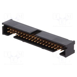 1 pcs x TE Connectivity - 5103308-8 - Socket, IDC, male, PIN: 40, straight, THT, gold-plated, 2.54mm, black