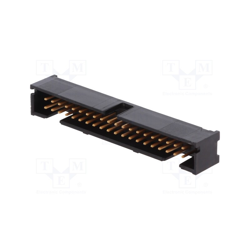 1 pcs x TE Connectivity - 5103308-8 - Socket, IDC, male, PIN: 40, straight, THT, gold-plated, 2.54mm, black