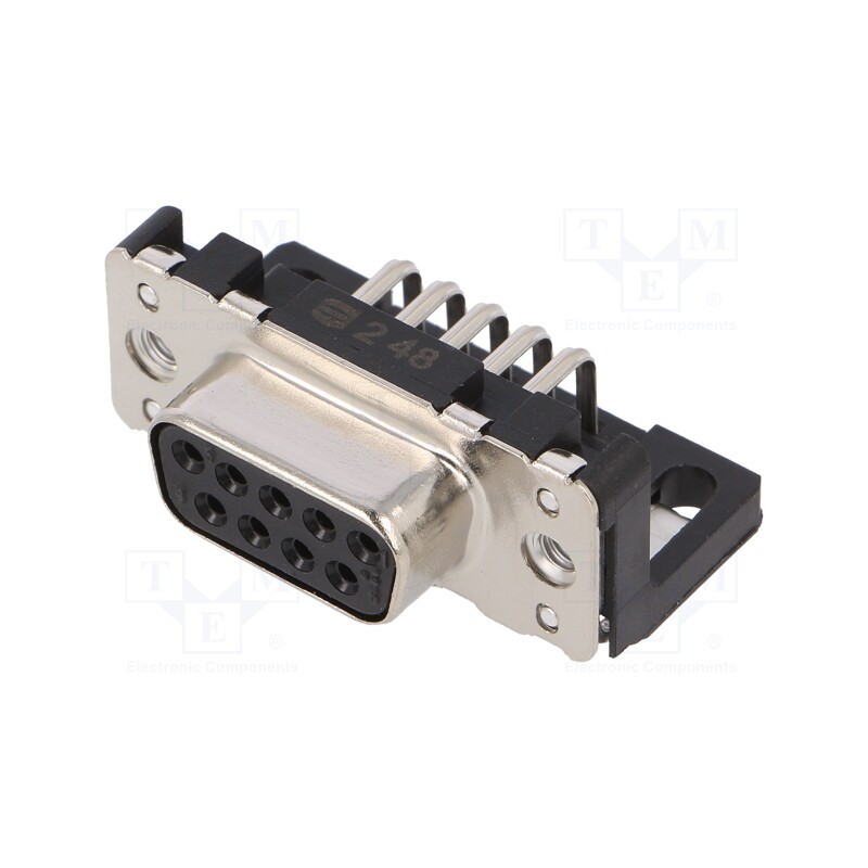 1 pcs x HARTING - 9661526612 - D-Sub, PIN: 9, socket, female, angled 90°, THT, UNC 4-40