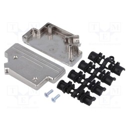 1 pcs x MH CONNECTORS - MHDVSL37-K - Enclosure: for D-Sub connectors, D-Sub 37pin,D-Sub HD 62pin