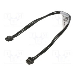 1 pcs x MOLEX - 451110402 - MicroLock Plus Cable Black 4-Ckt 150mm