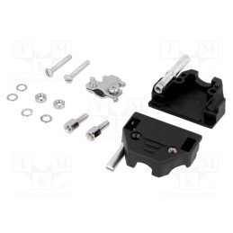 1 pcs x MH CONNECTORS - 2801-0102-11-8 - Enclosure: for D-Sub connectors, D-Sub 9pin,D-Sub HD 15pin