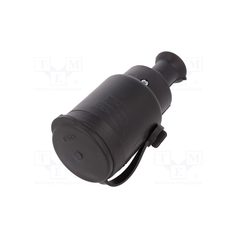 1 pcs x JONEX - 5907570003767 - Connector: AC supply, female, socket, 2P, 250VAC, 16A, Type: round