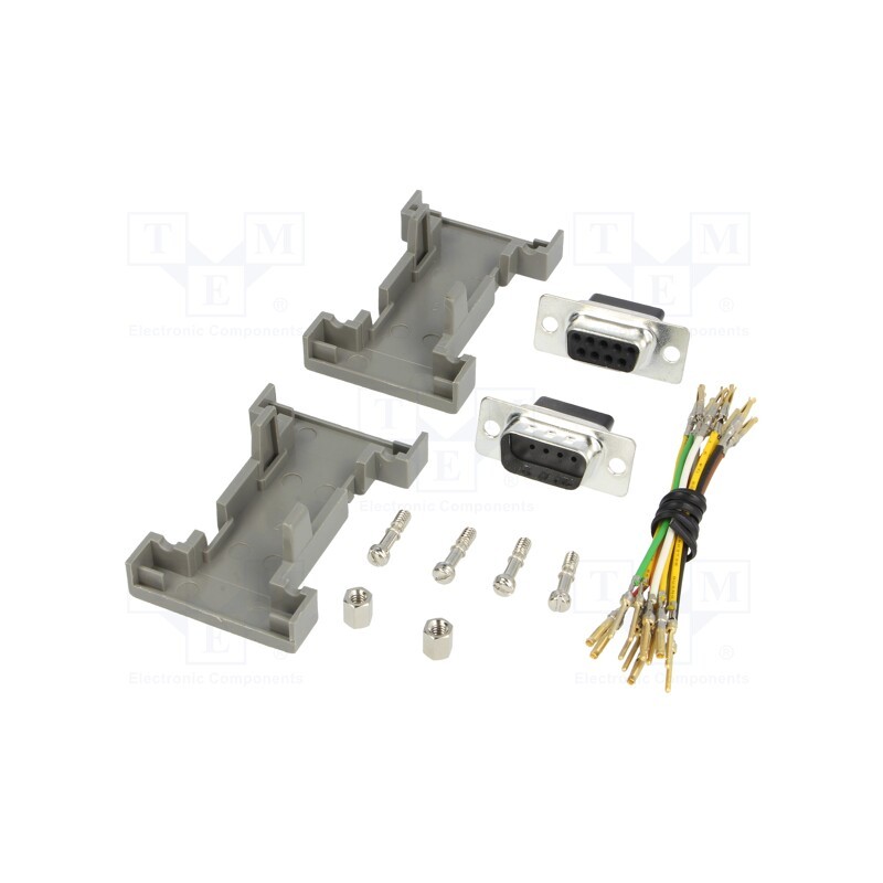 1 pcs x ENCITECH - 2111-0101-11 - Transition: adapter, D-Sub 9pin male,D-Sub 9pin female