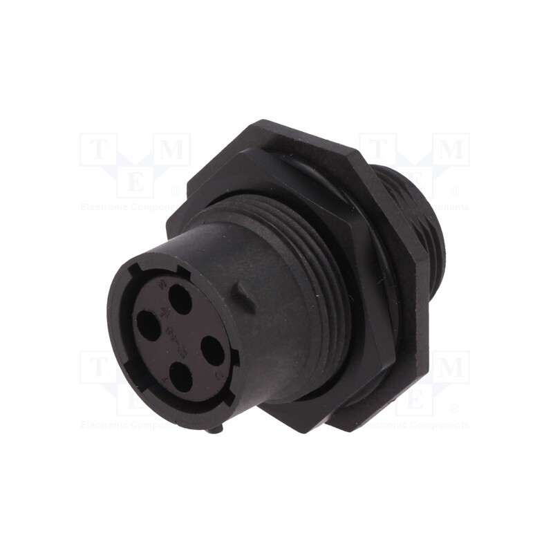 1 pcs x AMPHENOL - RTS712N4S03 - Connector: circular, eco|mate Aquarius, socket, female, PIN: 4