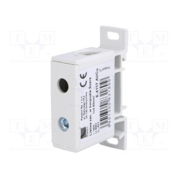 1 pcs x PAWBOL - E.4117/CU - Splice terminal: rail, 50mm2, ways: 1, terminals: 2, grey, TS35, 600V