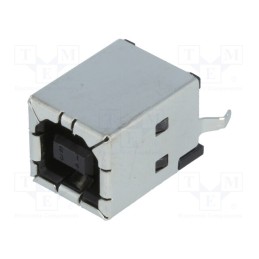 1 pcs x TE Connectivity - 5787834-1 - Socket, USB B, on PCBs, THT, PIN: 4, straight