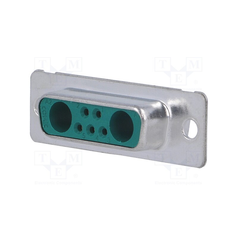 1 pcs x CONEC - 3007W2SCM99A10X - Special D-Sub, PIN: 7(2+5), plug, female, for cable, soldering