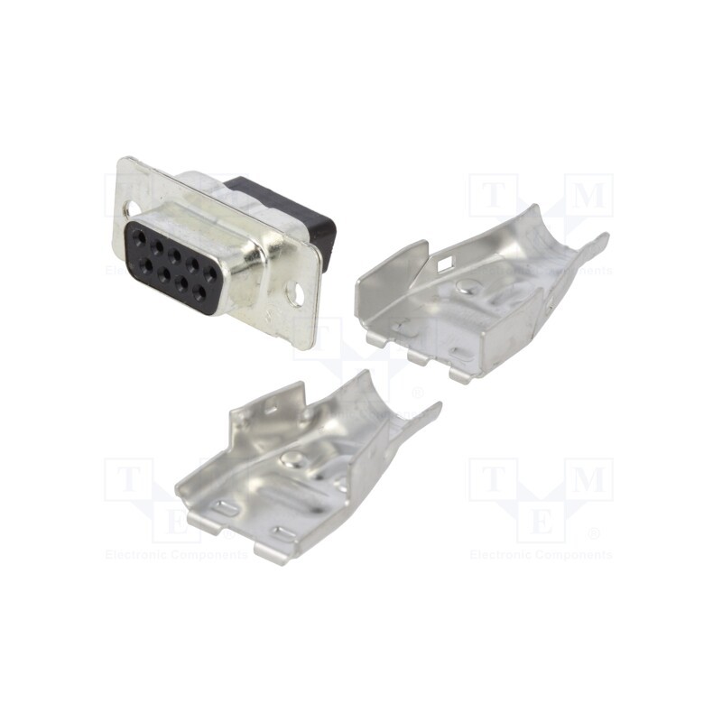 1 pcs x TE Connectivity - 1658646-1 - D-Sub, PIN: 9, female, Type: w/o contacts,shielded, Series: HDP-20