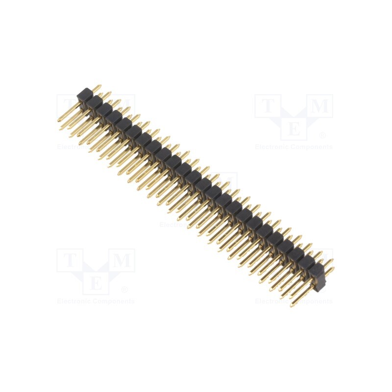 1 pcs x FISCHER ELEKTRONIK - SL2.025.48G - Pin header, pin strips, male, PIN: 48, straight, 2.54mm, THT, 2x24