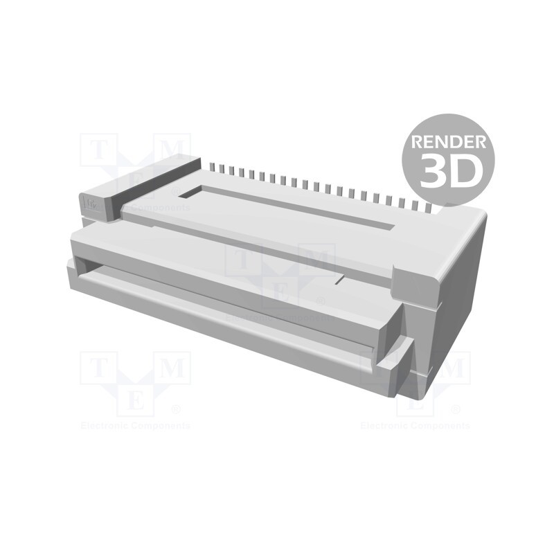 1 pcs x TE Connectivity - 5-5179010-1 - Connector: PCB to PCB, female, PIN: 40, 0.8mm, H: 13mm, FH, 0.5A, LCP