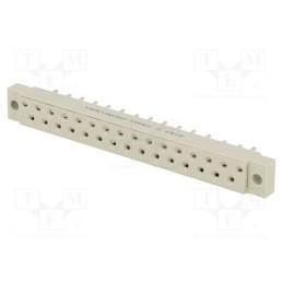 1 pcs x CONEC - 102E10039X - Socket, DIN 41617, female, PIN: 31, for cable, straight, 4A, 250V