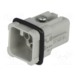 1 pcs x AMPHENOL - C14610A0070002 - Connector: HDC, contact insert, male, C146,heavy|mate D, PIN: 8