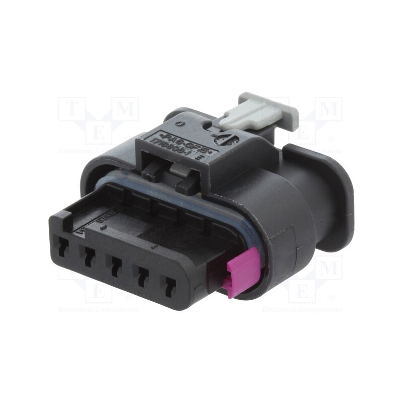 1 pcs x TE Connectivity - 1-1718806-1 - Connector: automotive, MCON 1.2, female, plug, for cable, PIN: 5