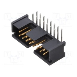 1 pcs x TE Connectivity - 5103310-3 - Socket, IDC, male, PIN: 16, angled 90°, THT, gold-plated, 2.54mm