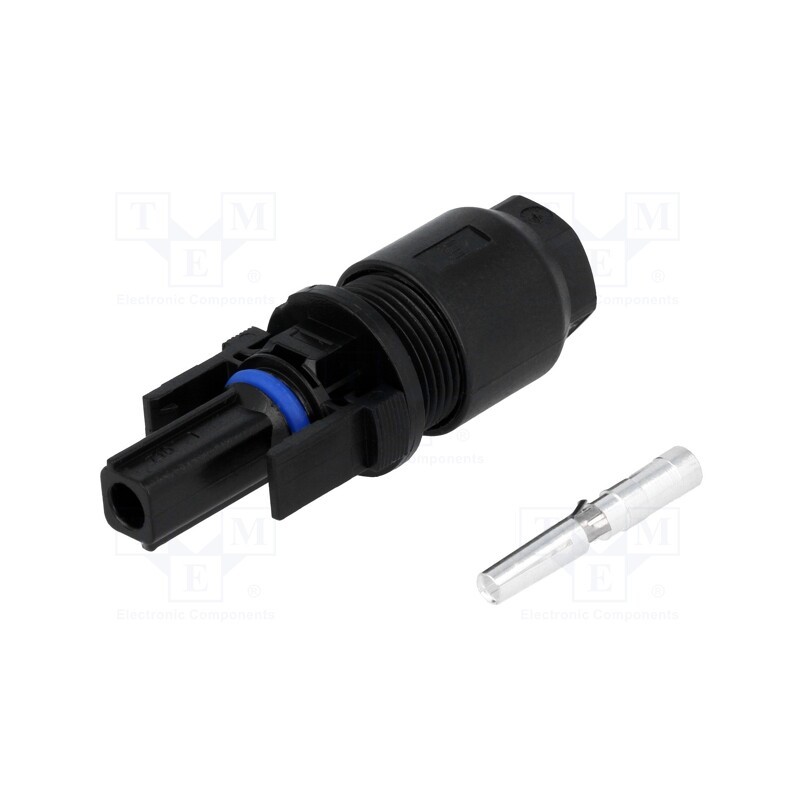 1 pcs x TE Connectivity - 1394462-4 - Connector: solar, female, 4mm2, with contacts, crimped, SOLARLOK