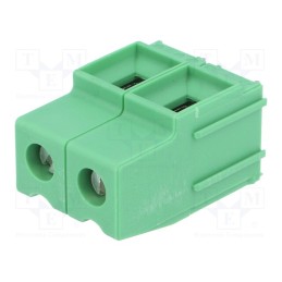 1 pcs x PHOENIX CONTACT - MKDSP 10N/ 2-10,16 1773976 - PCB terminal block, angled 90°, 10.16mm, ways: 2, on PCBs, tinned