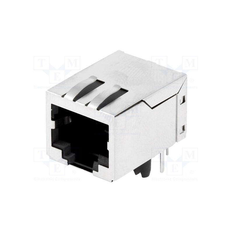 1 pcs x Amphenol Communications Solutions - LMJ1598824110DT39 - Socket, RJ45, PIN: 8, shielded,with isolation transformer, THT
