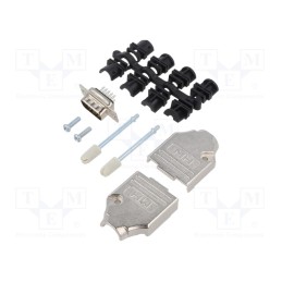 1 pcs x MH CONNECTORS - MHDTZK9HD15MS-K - D-Sub HD, PIN: 15, plug, male, for cable, straight, soldering