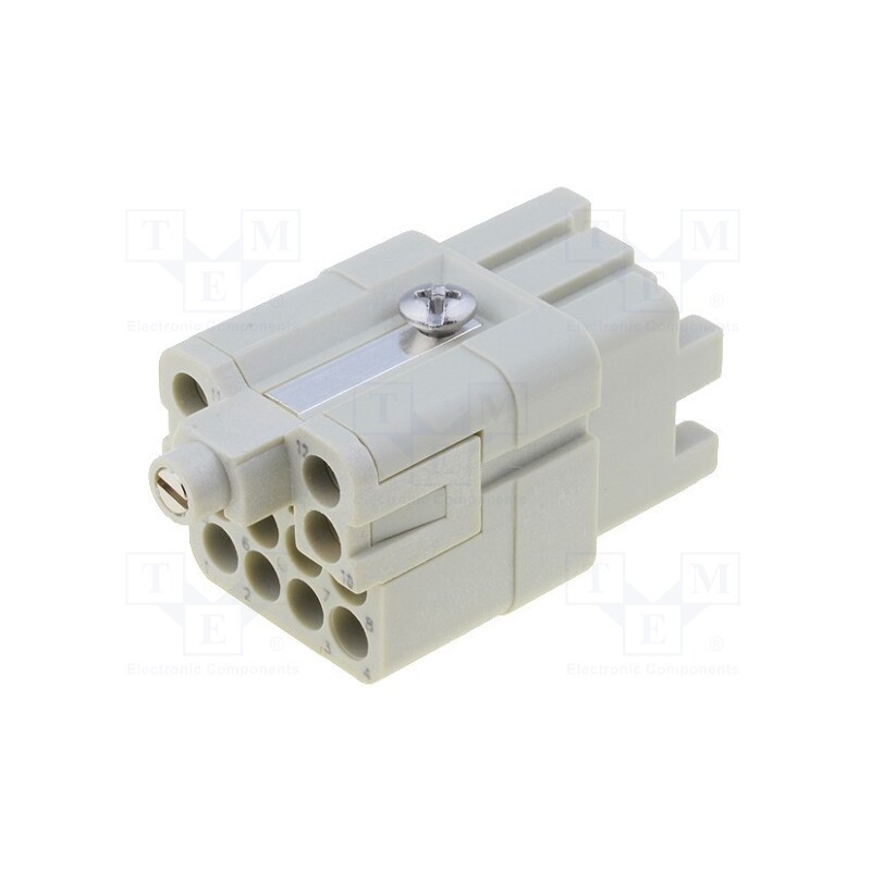 1 pcs x ILME - CQF 12 - Connector: HDC, contact insert, female, CQ, PIN: 13(12+1), 12+PE