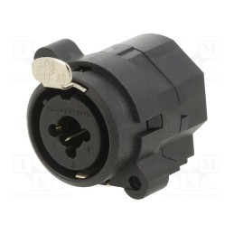 1 pcs x NEUTRIK - NCJ6FI-S - Socket, Jack 6,3mm + XLR, female, straight, soldering, Combo I, 3A