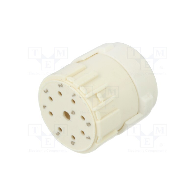 1 pcs x HARTING - 9151093101 - Connector: M23, contact insert, PIN: 9(1+8), female, crimped, 200V