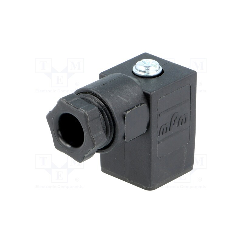 1 pcs x MOLEX - 121023-0467 - Connector: valve connector, plug, form C, 9.4mm, female, PIN: 4
