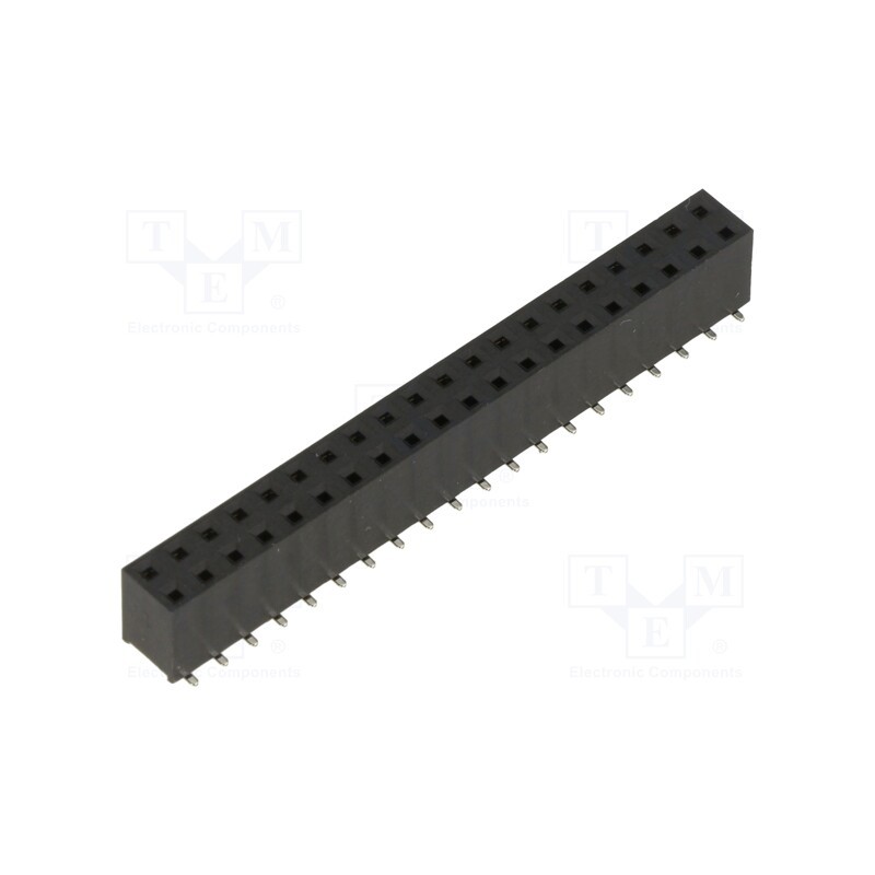 1 pcs x HARWIN - M20-7872042 - Socket, pin strips, female, 2.54mm, PIN: 40, SMT, on PCBs, vertical