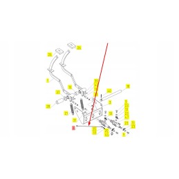 100037298 brake pedal ground cable