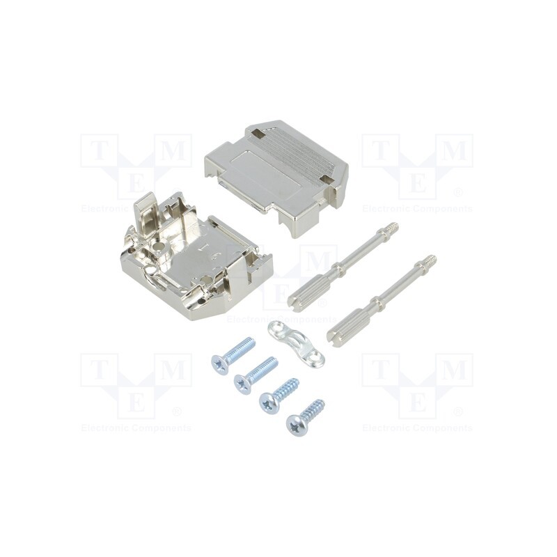 1 pcs x ENCITECH - DCTL09-K - Enclosure: for D-Sub connectors, D-Sub 9pin,D-Sub HD 15pin
