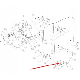 102007327 door glass seal