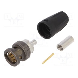 1 pcs x NEUTRIK - NBNC75BFG7X-D - REAR-TWIST UHD BNC CABLE CONNECTOR