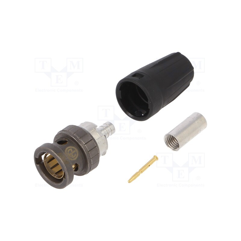 1 pcs x NEUTRIK - NBNC75BFG7X-D - REAR-TWIST UHD BNC CABLE CONNECTOR