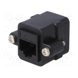 1 pcs x Goobay - 72361 - Coupler, adapter, PIN: 8, Cat: 5e, unshielded, Layout: 8p8c, straight