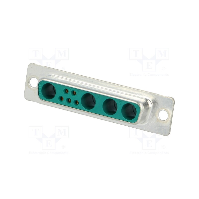 1 pcs x CONEC - 3009W4SCM99A10X - Special D-Sub, PIN: 9(4+5), plug, female, for cable, soldering