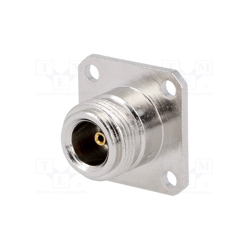1 pcs x UNICON - 312-061-007 (N-50/2-0/G1.07) - Socket, N, female, straight, 50Ω, soldering, for panel mounting