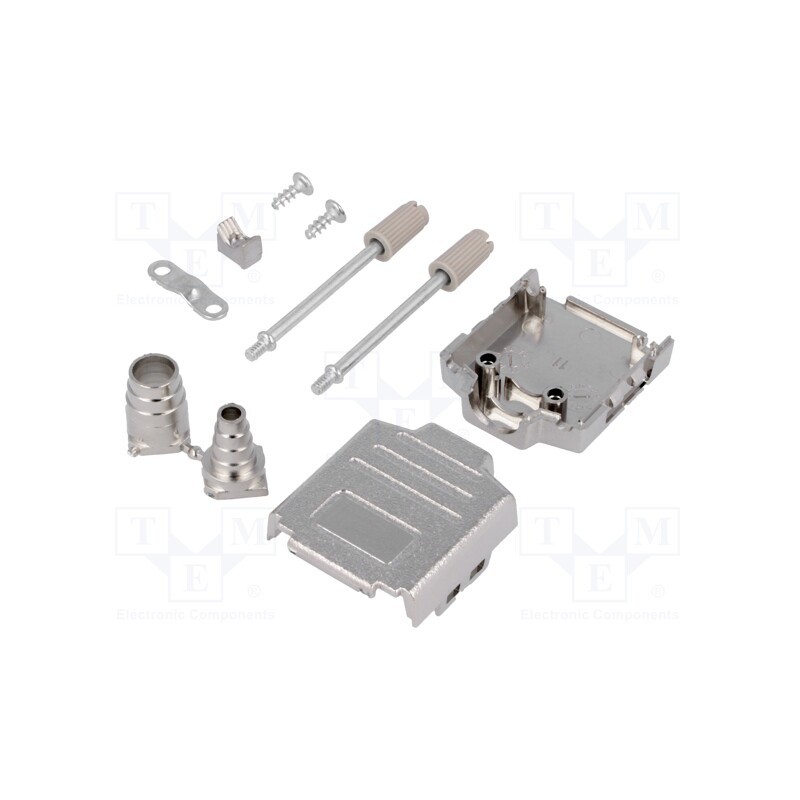 1 pcs x ENCITECH - 6260-0105-01 - Enclosure: for D-Sub connectors, D-Sub 9pin,D-Sub HD 15pin