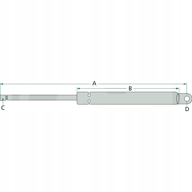 Gas actuator 3303021m91 1897726m91 mf new holla