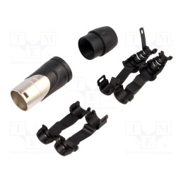 1 pcs x AMPHENOL - RJX8M - Plug, case RJ45, XLRnet, 5÷8mm, for cable, straight