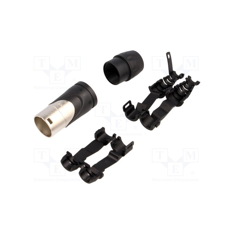 1 pcs x AMPHENOL - RJX8M - Plug, case RJ45, XLRnet, 5÷8mm, for cable, straight