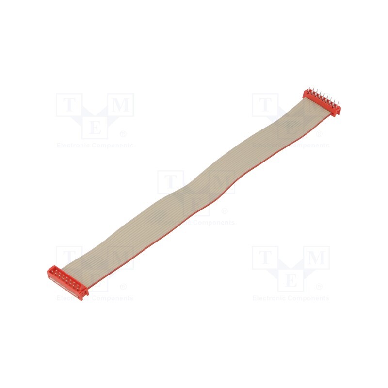 1 pcs x TE Connectivity - 2205074-3 - Cable: ribbon cable with connectors, PIN: 16, THT, on PCBs, plug