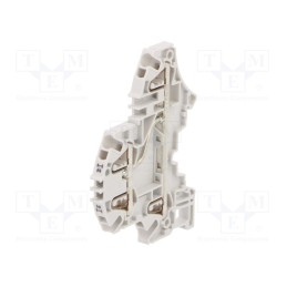 1 pcs x TE Connectivity - 1SNK705211R0000 (ZK2.5-D1) - Splice terminal: rail, 0.2÷2.5mm2, ways: 1, terminals: 4, grey, SNK